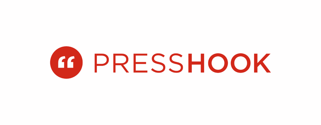 Press Hook logo representing the media platform highlighted in the Bird Hill PR coffee chat blog.